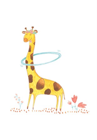 Miss Giraffe(çerçevesiz)